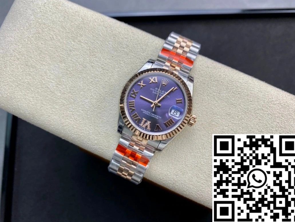 Diamond Purple M278271-0020 TW Eggplant Factory Rolex Dial Datejust 0319